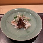 割烹 室井 - 鳥貝のしゃぶしゃぶ