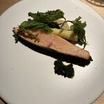 山形座 瀧波 - 置賜と白神山地の山菜　月山筍　三陸産　本鱒