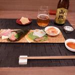 蕎麦前 中手 とうは - 料理　