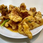 久福全猪館 - 酢豚、香草と一緒に食べるとめちゃうま