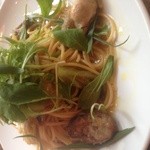 パーク カフェ - 【名物】 牡蠣のオイルスパゲッティ