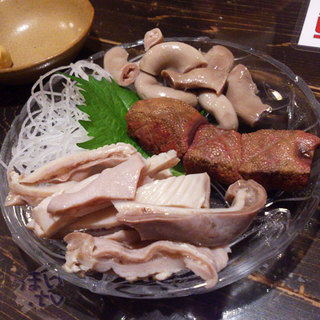 Tonshou - 豚３点盛り　５８０円
