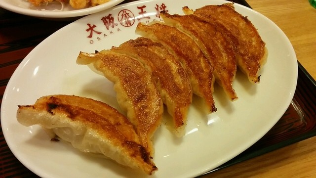 大阪王将 - ●王将定食:饺子(2014.03)