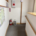 千歳屋 - 14:00の店内　洗面入り口