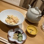 てんぷら 下村 - 本日は、「天茶」で注文
