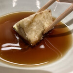 てんぷら 下村 - 塩も良いけど天つゆとも良く合う