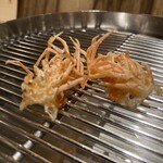 てんぷら 下村 - 海老脚は香ばしく