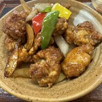 中国料理 頤和園 - 唐揚げ丼（中毒性有り）