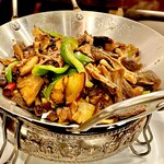 湖南人家 - 20240612野山菌とラーロウ湖南風鍋1,980円