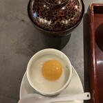 山形座 瀧波 - お椀　半熟卵
