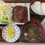 アオイ - 相方のハンバーグ定食♪　850円（税込み）