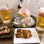 ジャンボやき鳥 しん - レバーも大きくてジューシー！