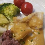 キッチン ブルー グローブ - 甘いポワレは残り数口