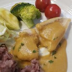 キッチン ブルー グローブ - 今度は甘鯛のポワレは柔らかく、身が崩れます