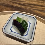 温石 - 自家製香の物5種