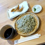 江戸そば マルノ - ウマヅラハギ天もり