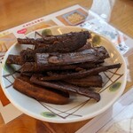 四方吉うどん 吉見本店 - 絶品きんぴらごぼう