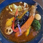 札幌スープカレー JACK - チキンベジカレー 大辛