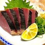 江坂海鮮食堂 おーうえすと - 初カツオのタタキ