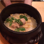 日本料理 晴山 - 鱈子と筍のご飯