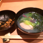 日本料理 晴山 - 桑名の蛤、物凄く大きい！