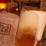 Hamaguriya Kushizaemon - 串揚げによく合うビールもキンキンに！ふたつめ時代の写真です