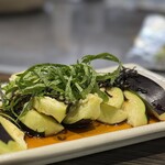 たぴおか食堂 - 夏が来たって感じ！「水ナス」大葉と塩コブがദ്ദി˙◡･)いい！