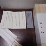 鮨 三心 - お土産