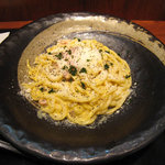 あんぷく - カルボナーラのおうどん（大盛）￥1,180 