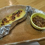 かに亭 - じゃがバター＋イカの山椒漬け？