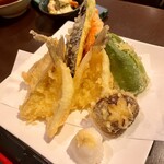 魚市場北海 - 天ぷら盛り合わせ