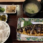 小倉食堂 TSUDA屋 - サバ定食　¥950 副菜も美味しい。大満足である。