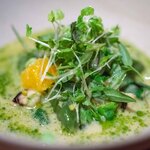 sio - 2024.6 熟成じゃが芋入りアニョロッティ グリーンカレー仕立て