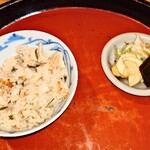 草如庵 - 筍の炊き込みごはん、香の物