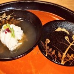 草如庵 - 鱧、わかめのお吸い物
