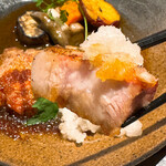 Sosaku cafe dining Teppanya - はこ豚ステーキ180g（1980円）