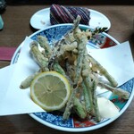 味の蔵どんつく - わらび天ぷら