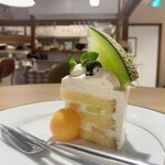 ブラッスリー 航 - メロンのショートケーキ