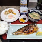 ごはんや 竹膳 - ジャンボ塩サバ定食