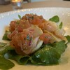 ラ リベラ - いぶしたホタテとルッコラのサラダ