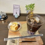 cafe神奈月 - 食後のデザート  アイスコーヒー