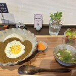 cafe神奈月 - この日のランチ キーマカレー