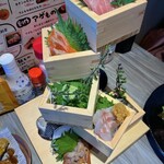 めしや アガる - お刺身螺旋刊盛り2人前