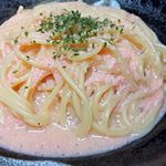 豆乳めんたいこパスタ