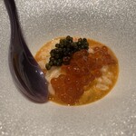 北海道焼肉 北うし - 卵かけご飯、いくら・キャビア入り