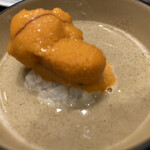 北海道焼肉 北うし - 雲丹ご飯と合体