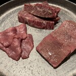 北海道焼肉 北うし - 3種の肉