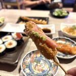 梅田かに食堂 - ネギトロ串