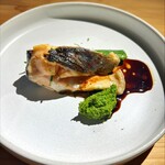 ペルトナーレ - アメゴのソテー　サルサヴェルデ