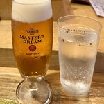 にぎりの一歩 - 生ビール